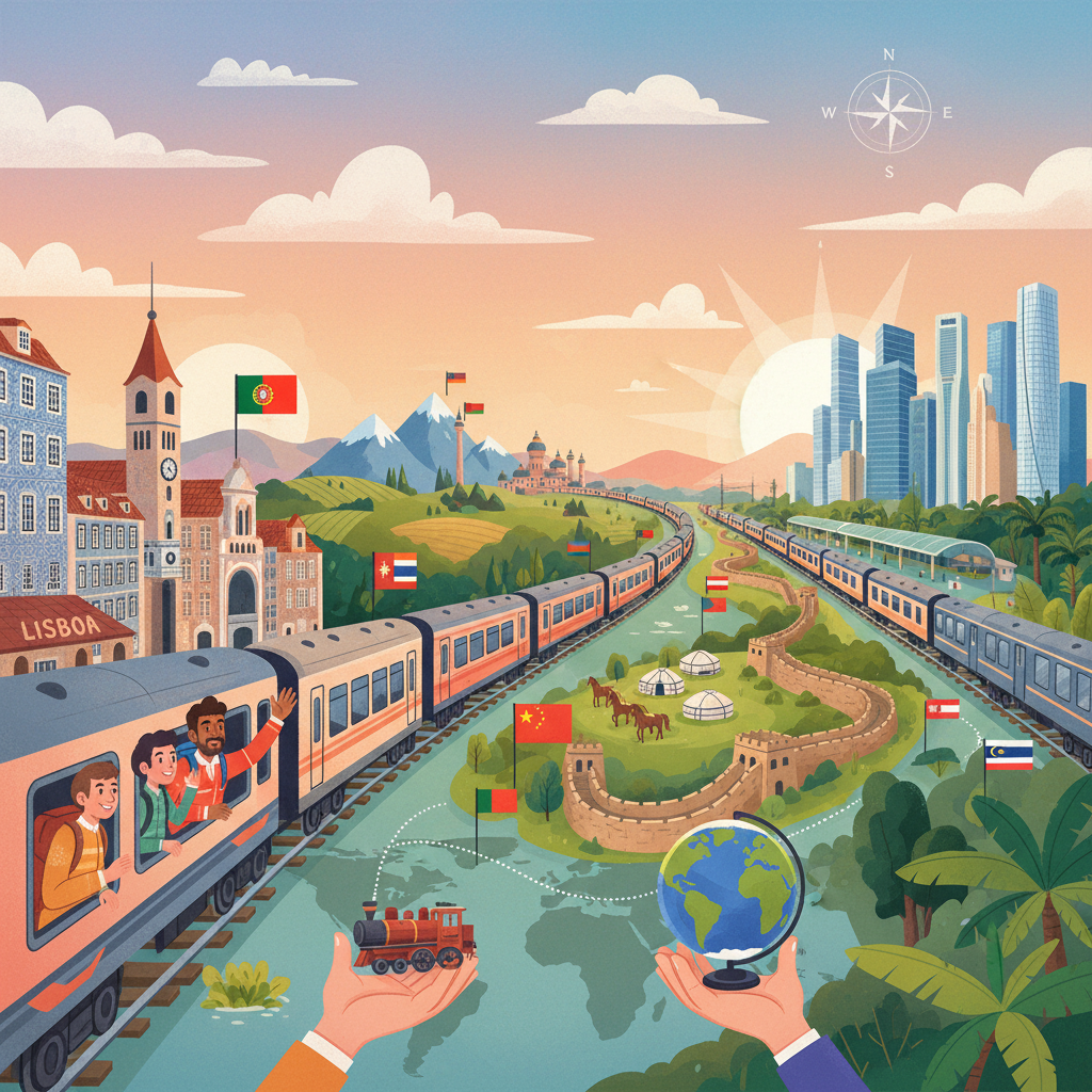 16.000 km, 13 Países: A Odisseia de Comboio de Lisboa a Singapura 🚂
